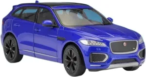 1 24 for Jaguar F-Pace SUV Alloy Car Model Diecast Metal Toy Vehicles Car Model Simulation Collections Gift Simulation Vehicle Playset(Blue)