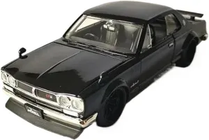1 24 for Nissan Skyline 2000 GT-R KPGC10 Alloy Miniature Car Model Simulation Classic Souvenir Display Motor Vehicles Toys