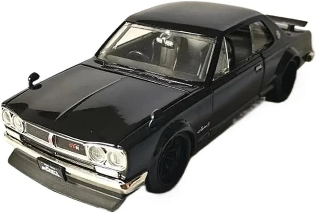 1 24 for Nissan Skyline 2000 GT-R KPGC10 Alloy Miniature Car Model Simulation Classic Souvenir Display Motor Vehicles Toys