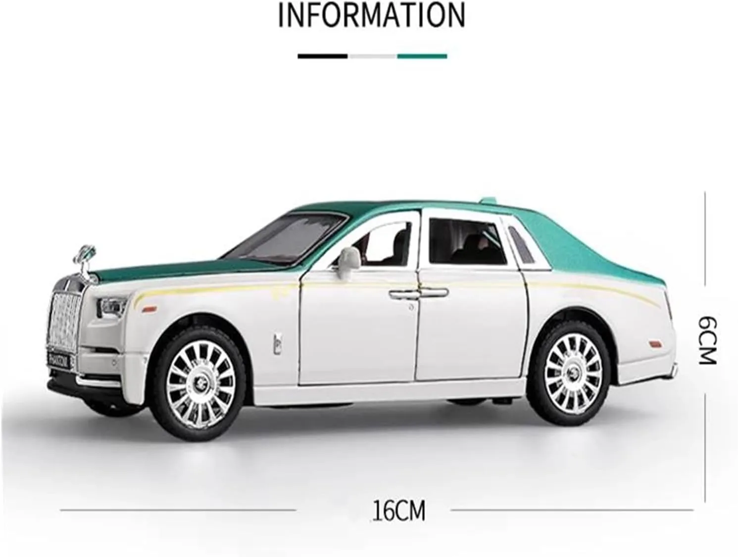 1 32 for Rolls Royce Phantom Alloy Luxy Car Model Diecast Metal Toy Vehicles Car Model Adults Collectibles Scale Vehicles Toys(Red)
