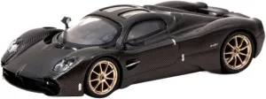 1 64 for Pagani Utopia Brown Painting Full Carbon Car Model Static Piece for Collection Simulation Vehicle Playset