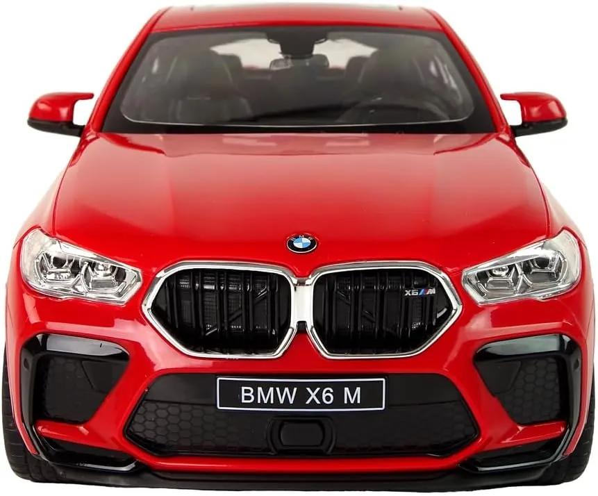 100 CLASSIC Remote Control Car, 1/24 Scale RC Sport Racing Toy Car, Compatible with BMW X6 Model Vehicle for Boys Girls Red