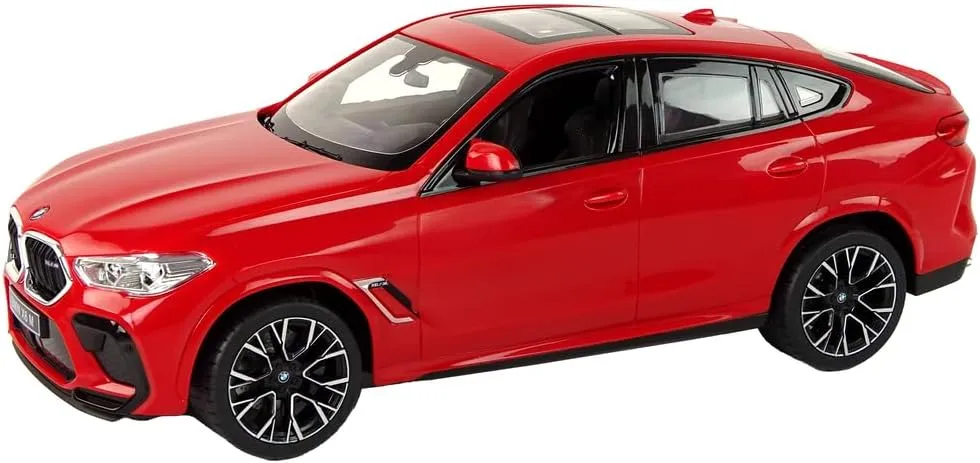 100 CLASSIC Remote Control Car, 1/24 Scale RC Sport Racing Toy Car, Compatible with BMW X6 Model Vehicle for Boys Girls Red