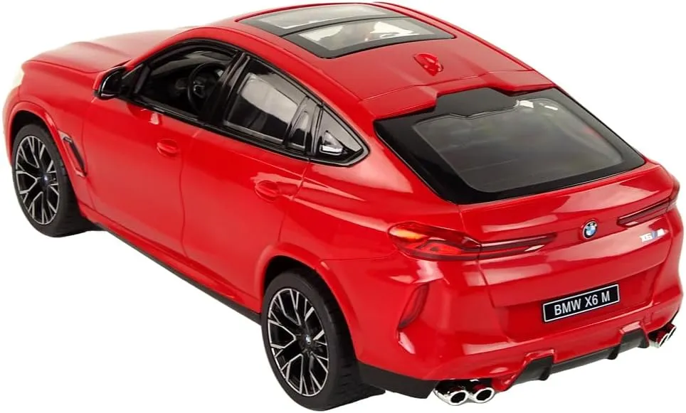 100 CLASSIC Remote Control Car, 1/24 Scale RC Sport Racing Toy Car, Compatible with BMW X6 Model Vehicle for Boys Girls Red