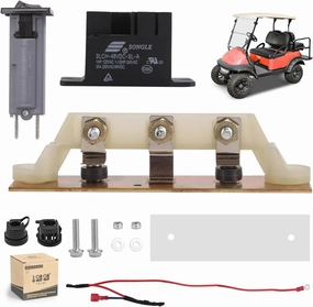 10L0L Golf Cart Battery Charger Repair Kit for 48V Club Car Powerdrive #17930, Incl. Relay, Heat Sink Assembly and Circuit Breaker, OEM# 103414901, 1015914, 101828701