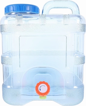 10L Polycarbonate Water Jug - Camping, Hiking, Emergency Water Storage - 10L Capacity - Durable Construction - Reusable