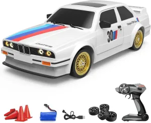 1/16 Scale 45km/h High-Speed 4wd Rc Drift Car with Front & Rear Led Lights, Abs Explosion-Proof Body, Racing Tyres, Full Proportional Throttle for Drift Racing