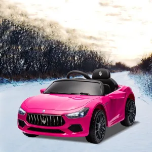 12V Ride On Car with Parent Remote Control Battery Powered Electric Car with 2 Motors Led Lights MP3 Horn Gift for Boys Girl