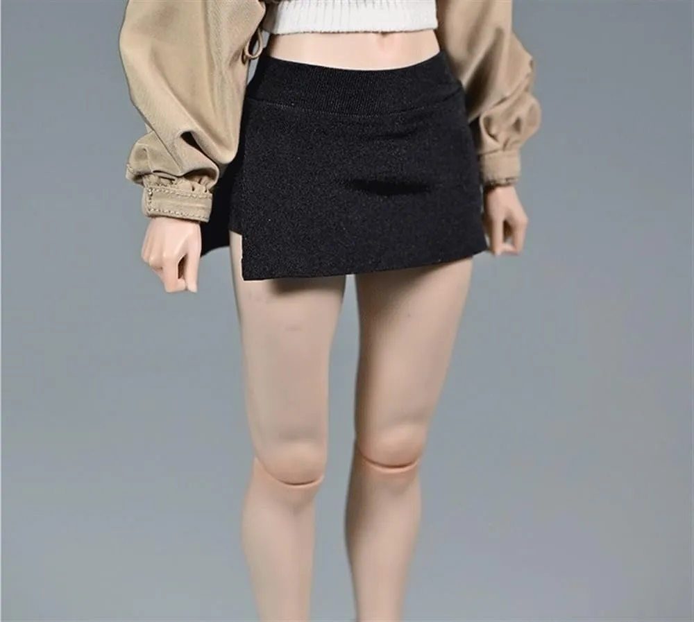 1/6 Scale Female Soldier Model Figure Doll Clothes High Waist Skirt for 12 Inch Movable Doll Action Figure, Doll Miniatures Accessories Doll