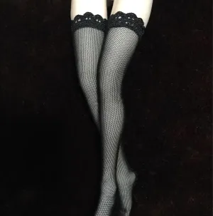1/6 Scale Female Soldier Model Figure Doll Thigh High Socks Lace Stockings for 12 inch Action Figure Doll Socks Doll