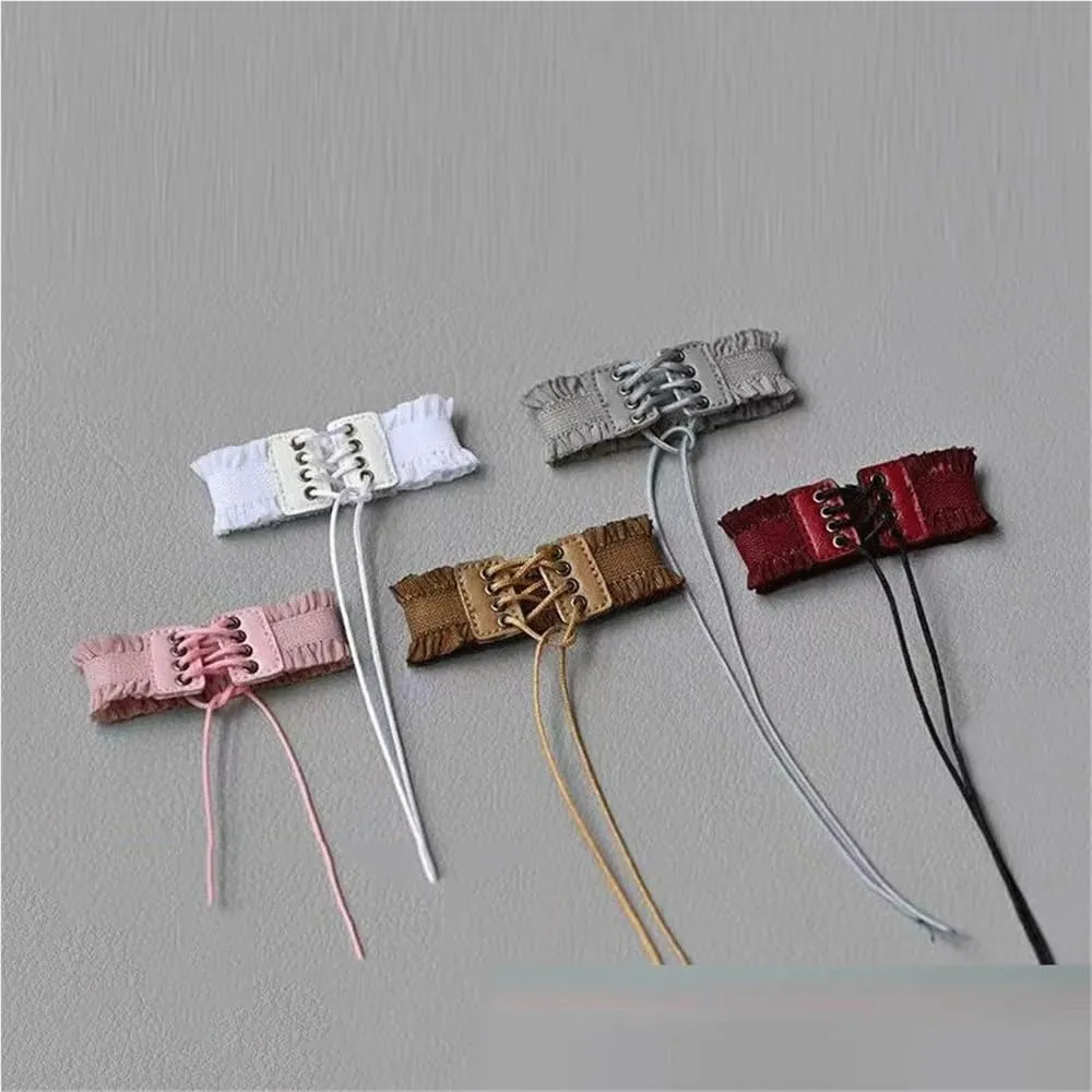 1/6 Scale Female Soldier Model Figure Doll Waist Belts for 12 Inch Movable Doll Action Figure Accessories Doll(Red)