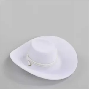 1/6 Scale Figure Doll Hats, Fedora Hat for 12 inch Female Action Figure Accessories Doll(White)