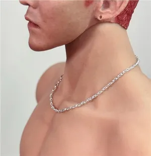 1/6 Scale Male Soldier Model Figure Doll Metal Necklace for 12 Inch Movable Action Figure，Doll Toy Miniatures Accessories Doll(Silver)
