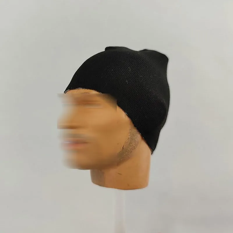 1/6 Scale Male,Figure Doll Knitted Hat Knit Accessory for 12" Male Soldier Action Figure Doll(Black)