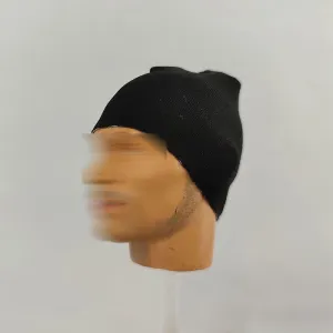 1/6 Scale Male,Figure Doll Knitted Hat Knit Accessory for 12" Male Soldier Action Figure Doll(Black)