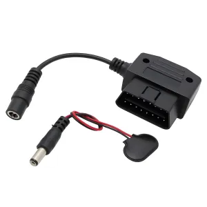16Pin OBD2 Memory Saver AC/9V Vehicle Battery Saver Fit for All OBD ll 16-Pin Interface,OBD II Connector Memory Saver for Car Battery Replacement/Short Disconnect/Settings Storage