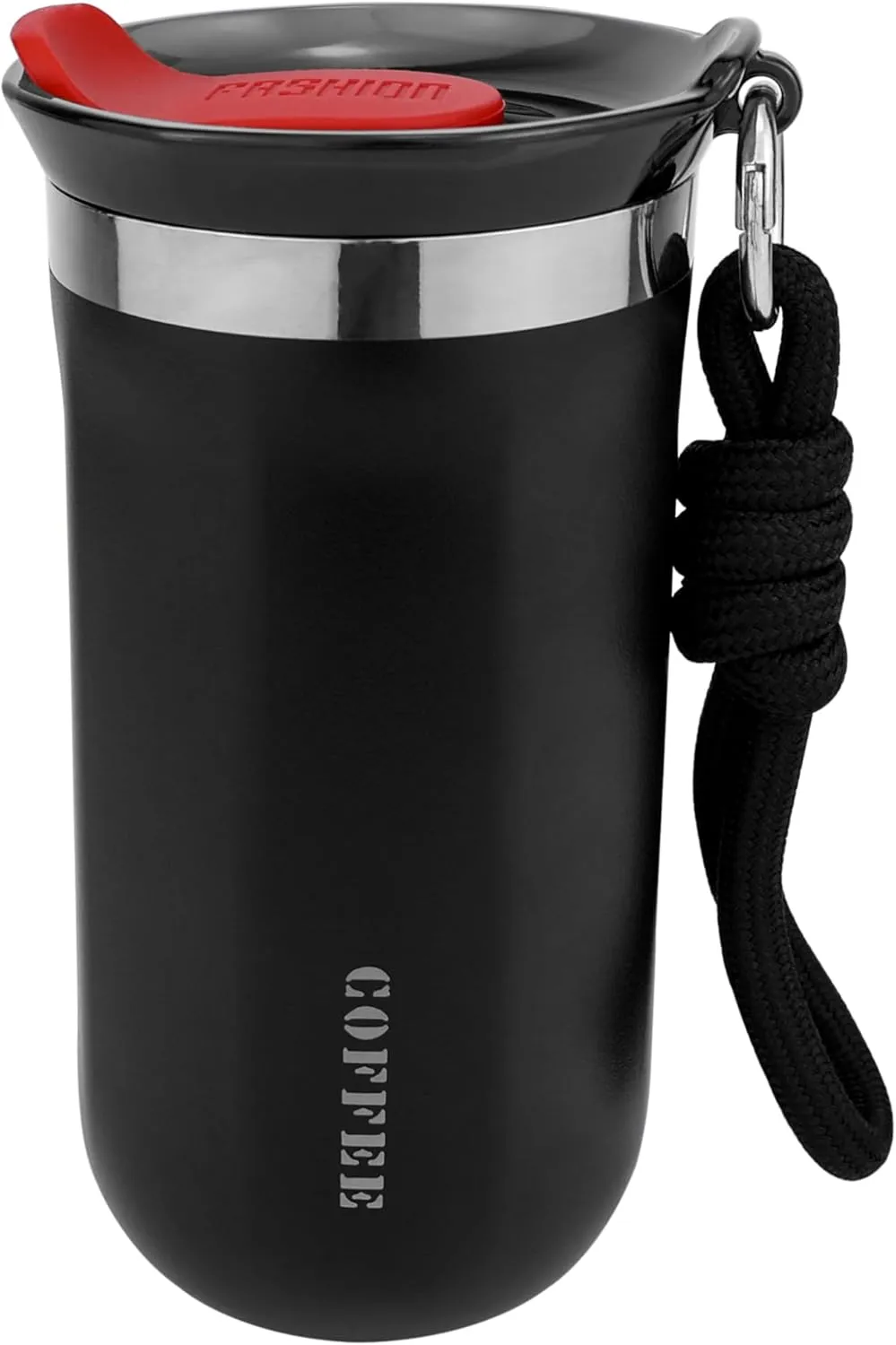 17 Oz Travel Coffee Mug Insulated Reusable Stainless Steel Coffee Cup with Lid Black Spill Proof Reusable Coffee Travel Mug For Hot and Iced Cold Drinks