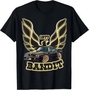 1977 77 trans am vintage black car MUSCLE CARS 70s CLASSIC T-Shirt