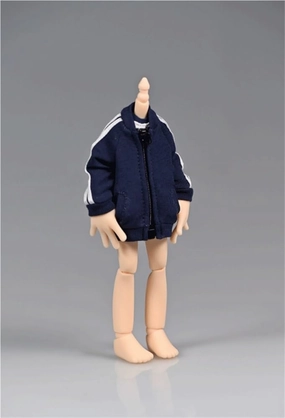 1/12 Scale Male Soldier Model Figure Doll Clothes Casual Jacket T-Shirt Shorts for 6 Inch Movable Doll Action Figure Accessories Doll