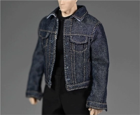 1/12 Scale Male Soldier Model Figure Doll Clothes Long Sleeve Jackets Denim Coat for 6 Inch Movable Doll Action Figure Accessories Doll