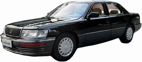 1 18 for Lexus LS400 Car Model Metal Classic Roof Classic Car Alloy Diecast Vehicle Car Model Collectibles Non-Remote App Controlled Toys(Black)