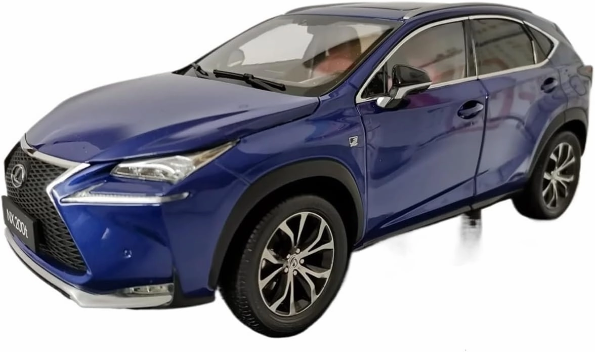 1 18 for Lexus NX200t Metal Diecast Model Car Collection Decoration Boys Gifts Car Enthusiasts Ornaments Simulation Vehicle Playset(Blue)