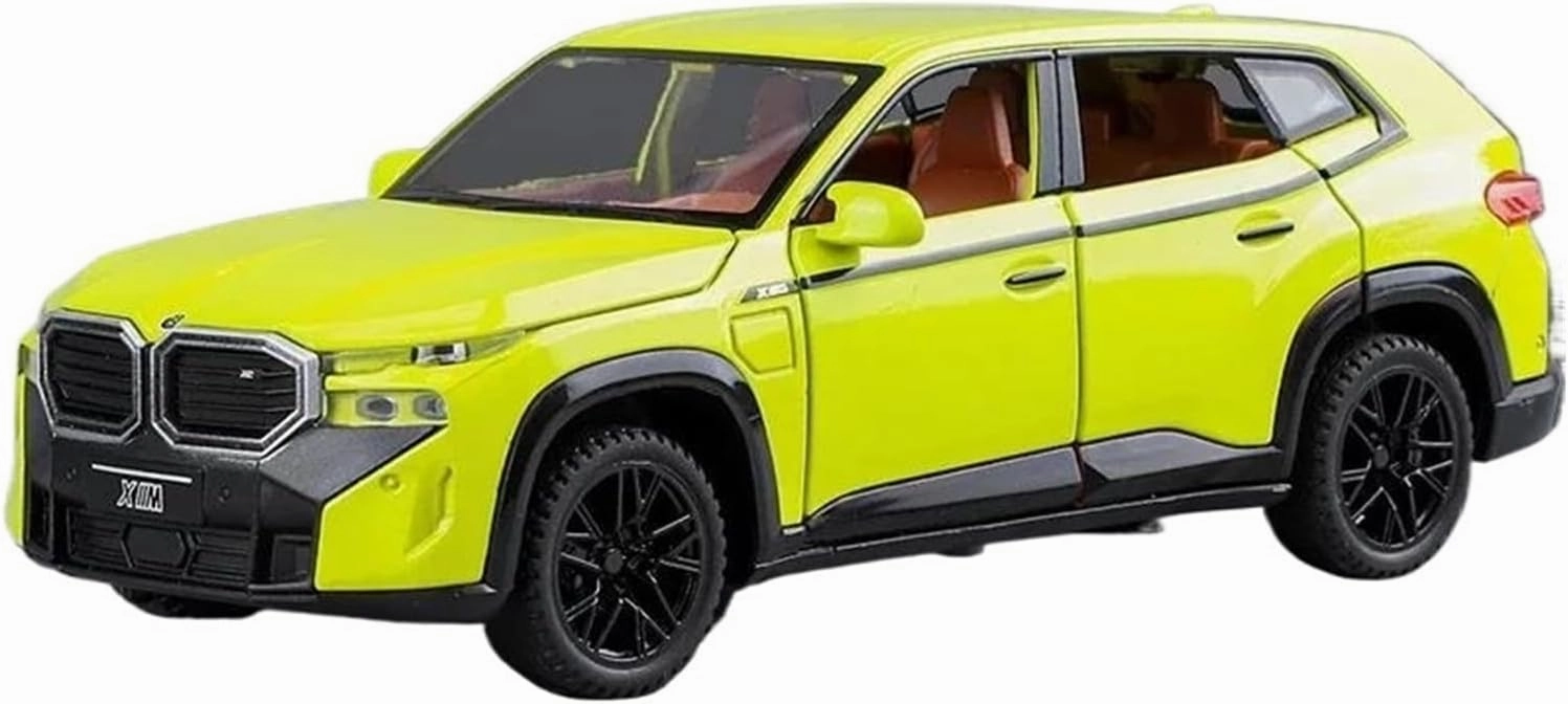 1 32 for BMW The XM SUV Alloy Die Cast Toy Car Model Toy Adults Limited Collectibles Display Ornaments Scale Vehicles Toys(Yellow)