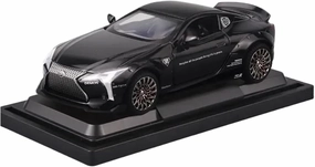 1 32 for Lexus LC500 Alloy Sports Car Model Diecast Metal Toy Racing Vehicle Car Model Sound and Light Collection Non-Remote App Controlled Toys(Black)