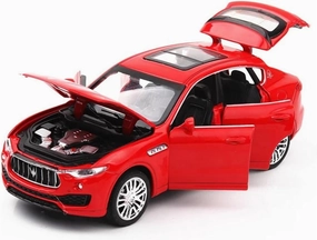 1 32 for Maserati Levante Alloy Diecast Car Model Toy Vehicles Model Adults Ornaments Display Ornaments Scale Vehicles Toys(Red)