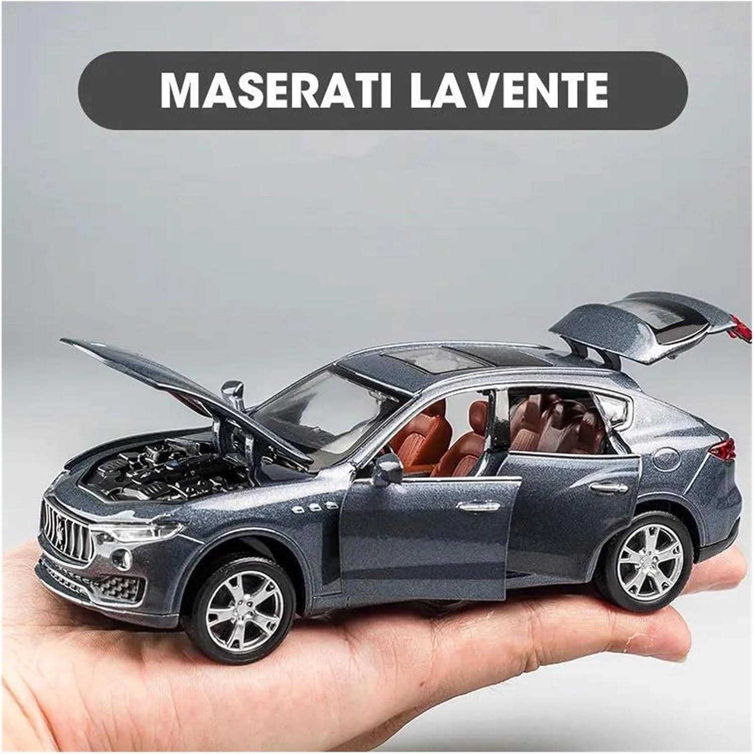 1 32 for Maserati Levante Alloy Diecast Car Model Toy Vehicles Model Adults Ornaments Display Ornaments Scale Vehicles Toys(Red)