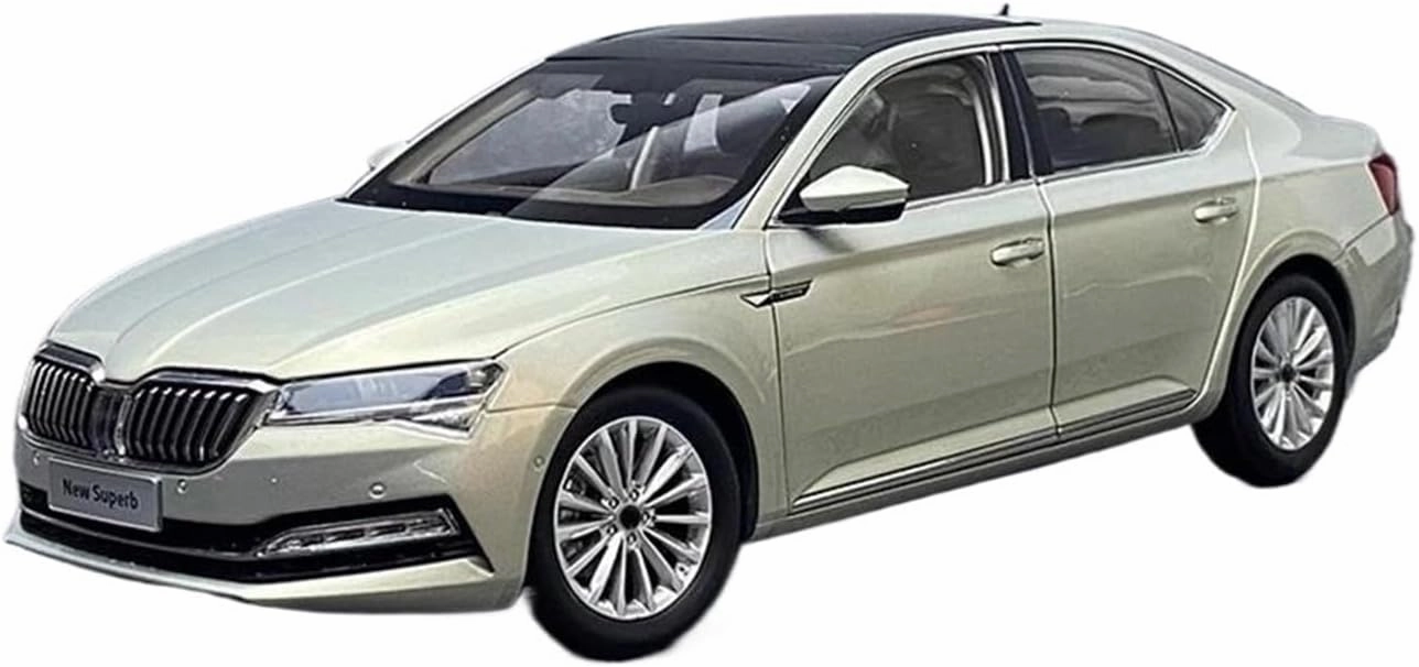 1:64 Skoda Superb Alloy Car Model Static Display Collectible Souvenir Decration Mini Simulation Toys(Purple)