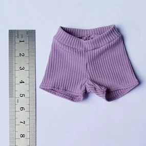 1/6 Scale Female,Figure Doll Clothes Knit Shorts Costume for 12" Female Soldier Action Figure Doll(Purple)