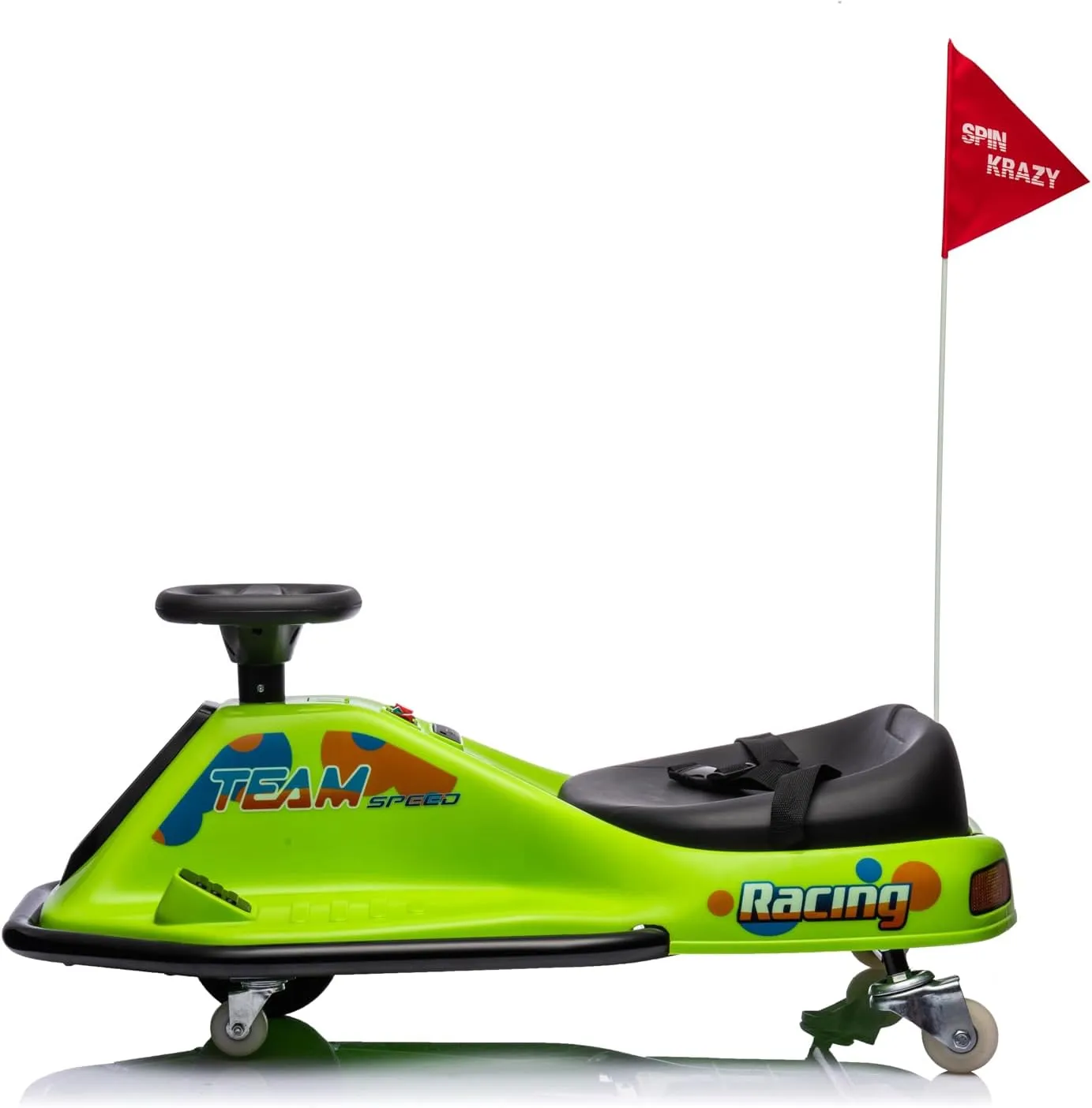 24V Kids Ride On Go Kart, Electric Drift Toy Car for Children Aged 3-8, Featuring High/Low Speed Settings and Easy Drifting System, Supports Up to 176 Lbs