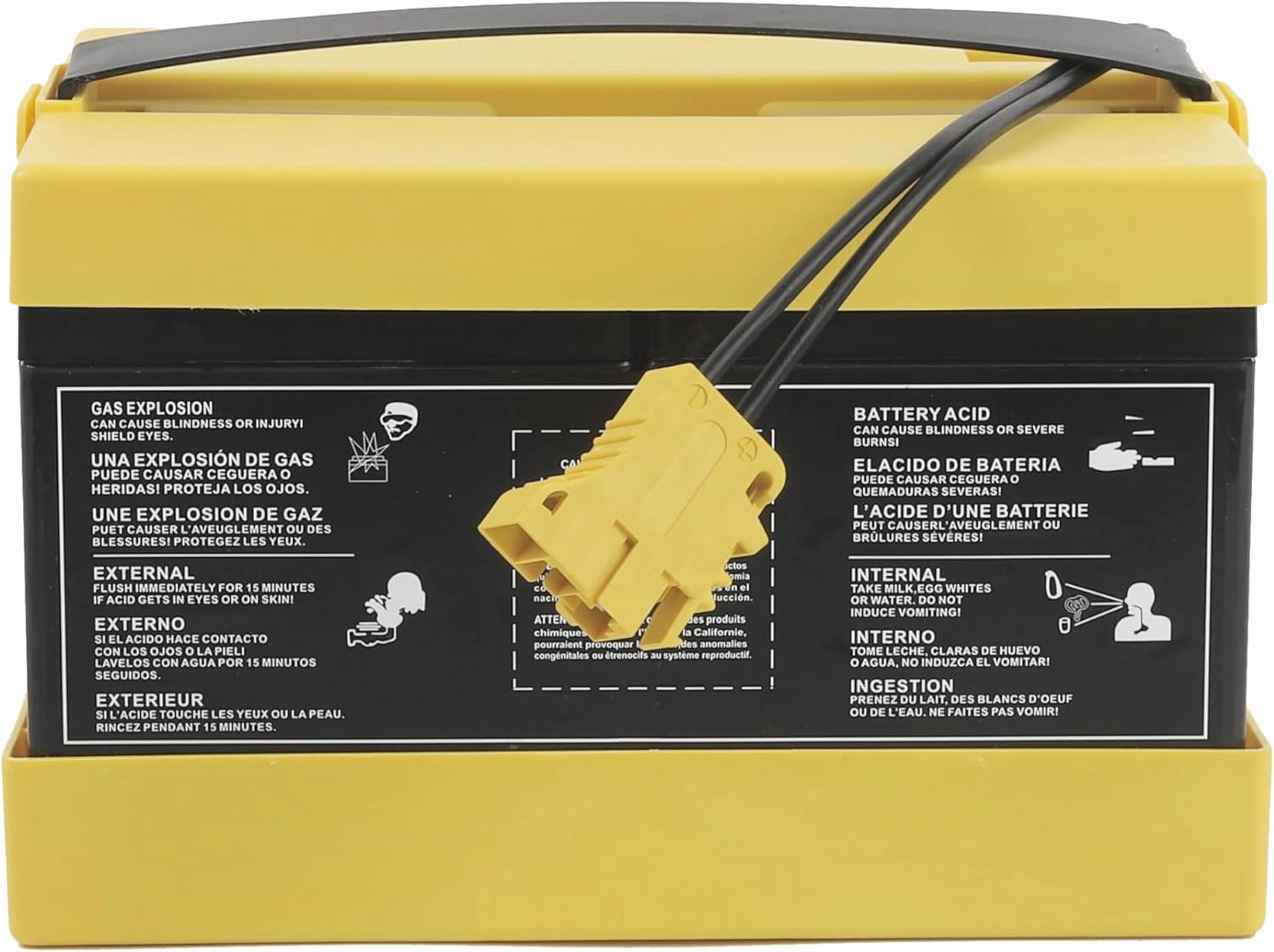 24V 12Ah Battery for Peg Perego 24 Volt for Sportsman 850 Lime IGOD0533 / for Polaris Ranger RZR Green Shadow IGOD0534NA Children Ride on Car Yellow Battery