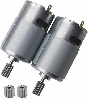 2 Pcs Universal 550 35000RPM Electric Motor High Speed RS550 12V Motor Accessories for Kids Electric Cars Children Ride On Toys Replacement Parts