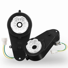 2Pcs 24V 45000RPM Gear Box for Kids Electric Ride On Toy Car,24V RS555 45000RPM Ride On Toy Car Conversion High Speed Drive Engine Motor Gearbox