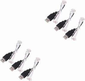2sets Decorative Miniature Lights Led Street Lamp Post Toy Accessory 3pcs*2
