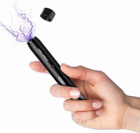 3-in-1 Self Defense Stun Pen with 90dB Alarm & LED Flashlight - USB Rechargeable Personal Protection Device