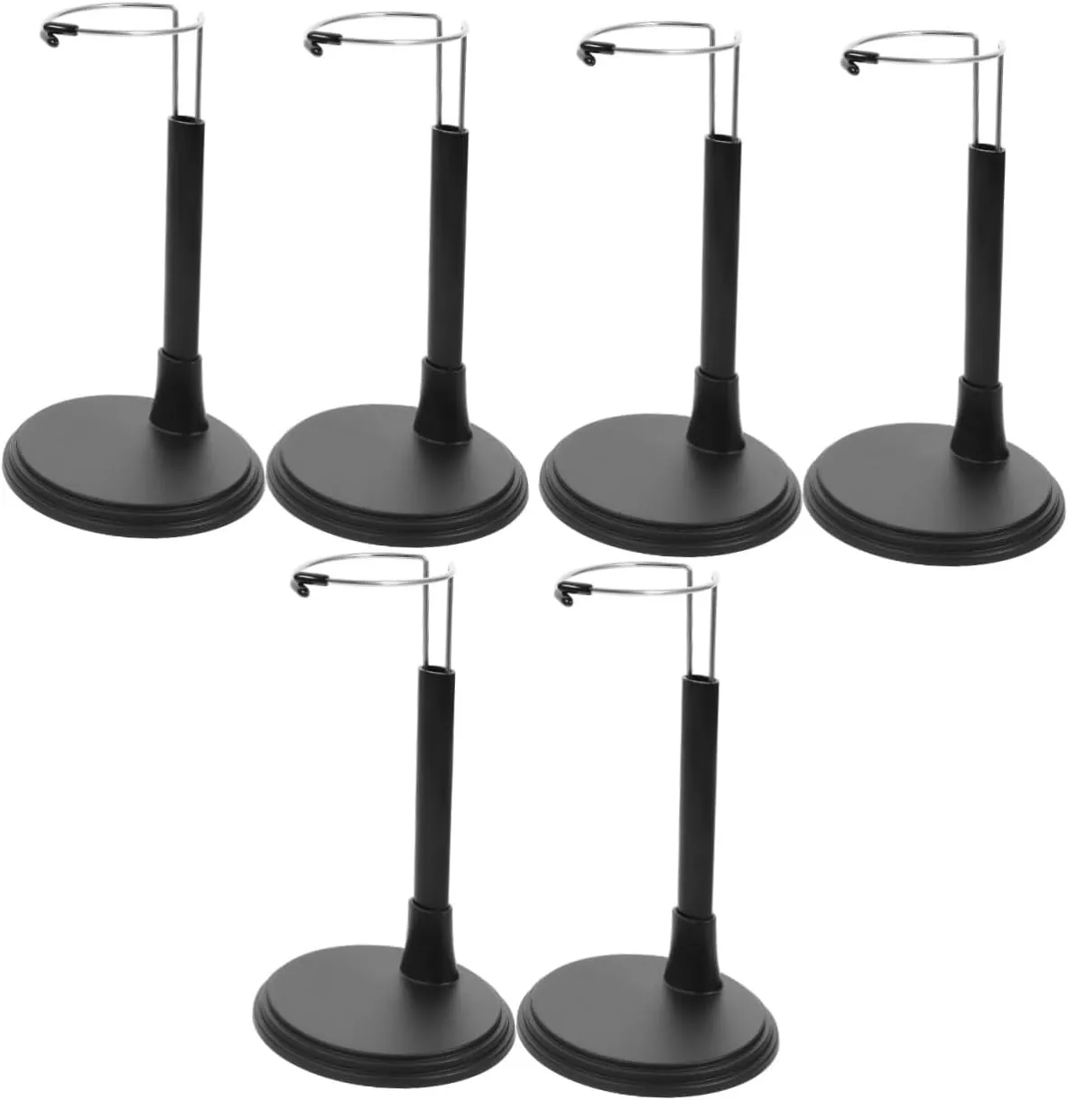 3sets Model Support Bracket Action Figure Stand Doll Display Holder Height Adjustment for Home Organization 2pcs*3