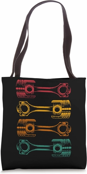 4 Pistons - Four cylinder engine - mechanic, engineer, racer Tote Bag