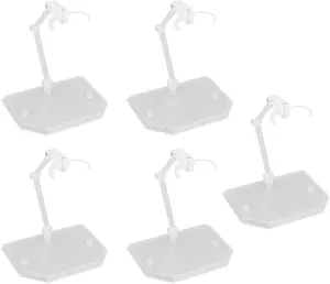 5 Packs Action Figure Stand, Figure Support Stand Set Adjustable Figure Holder Anime Figure Stand for Figure Collection Display