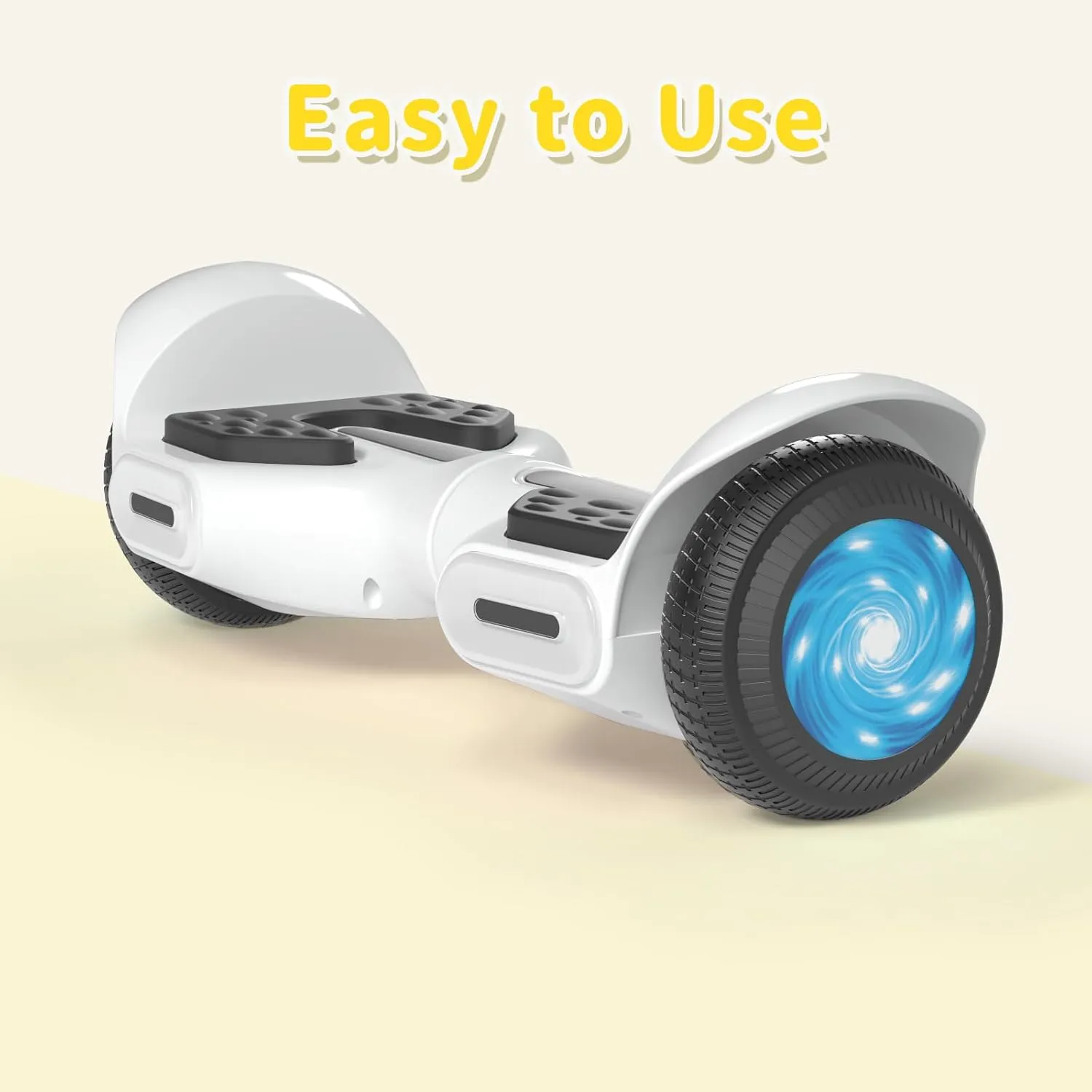 6.5" Scooter, Bluetooth Music Speaker and LED Light, Top 8.5mph & 8.5 Miles Range Power by Dual 250W Motor, Gifts for Kids Adults Boys, for All Ages
