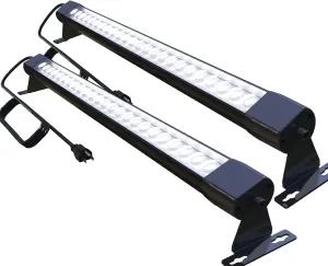 72W LED Wall Washer Light Bar, 4FT 5000K Daylight Cool White Wall Washer Lights, 3850lm IP67 Waterproof Outdoor Led Light Bar for Building Landscape Garden Commercial, Plug in, 2 Pack