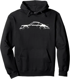 911 Silhouette Retro Car Classic Vintage Light Design Tee Pullover Hoodie