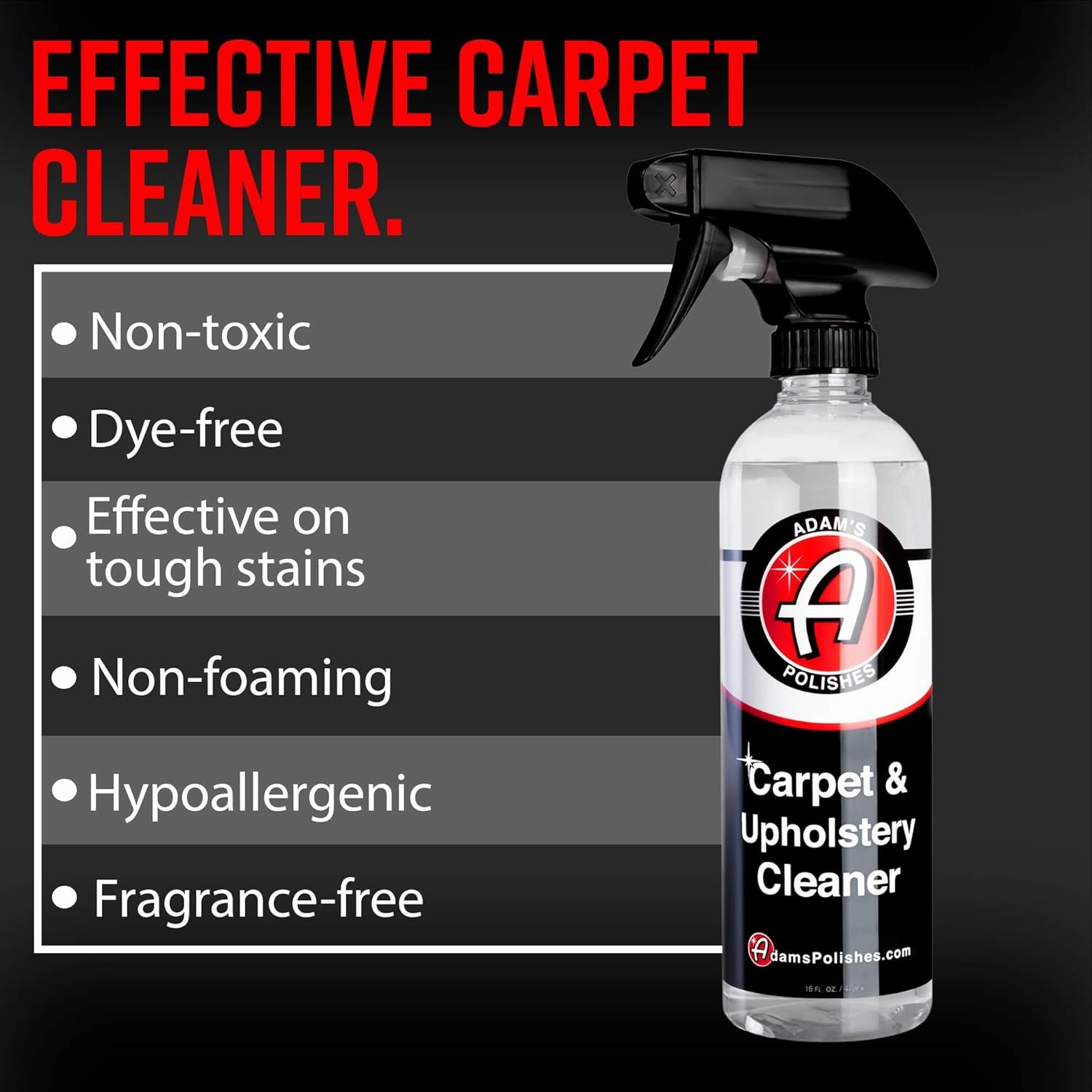 Adam's Polishes Carpet Drill Brush Combo - A Cleaning Tool Attachment For Scrubbing/Cleaning Carpet, Upholstery, Leather Seats & Chairs, Floor Mats, Trunk, Furniture, Interior Boat, RV & Accessories