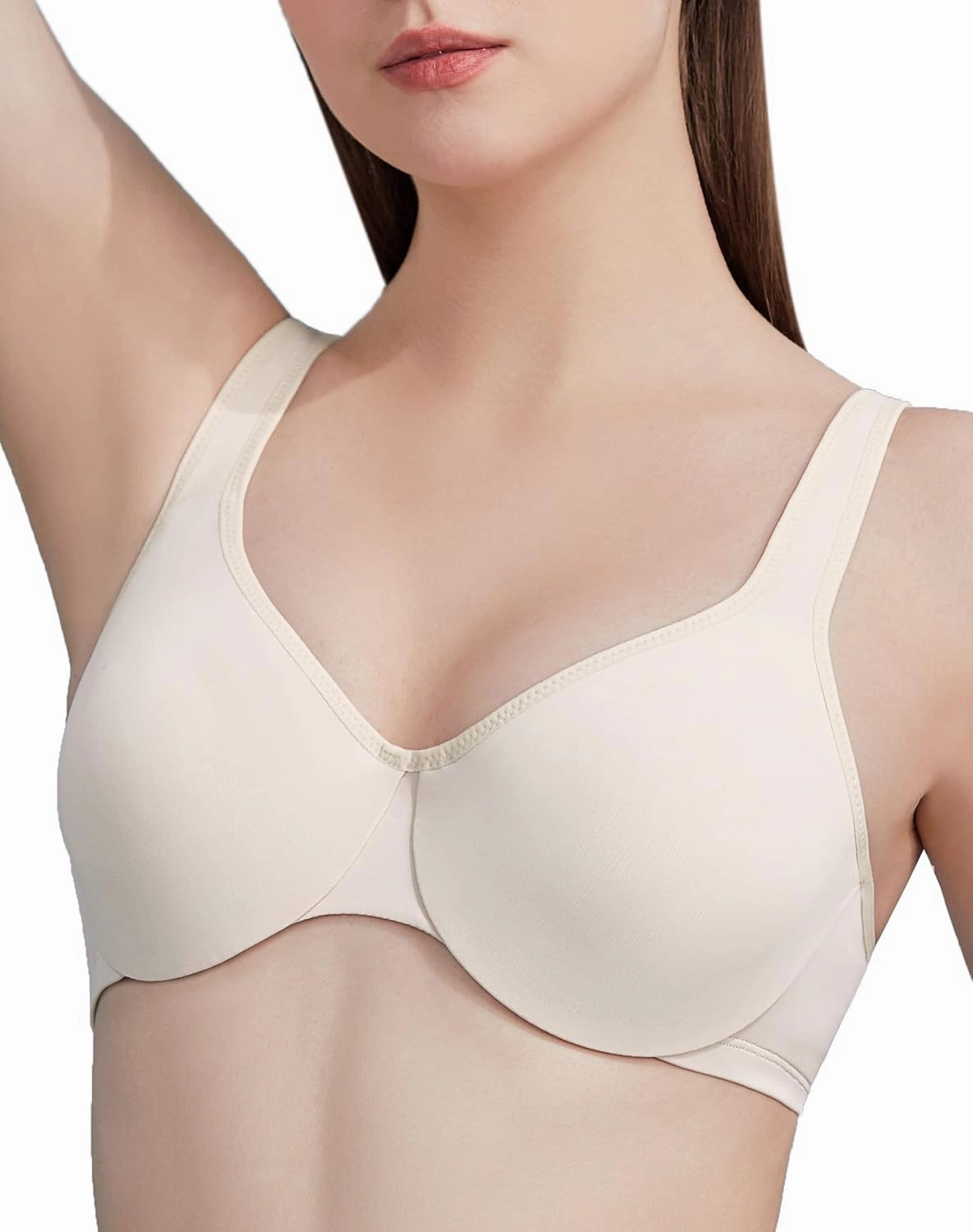 AILIVIN Underwire Women's Minimizer Full Figure Bras Smooth Full Coverage Seamless Non Padded Cups Bra