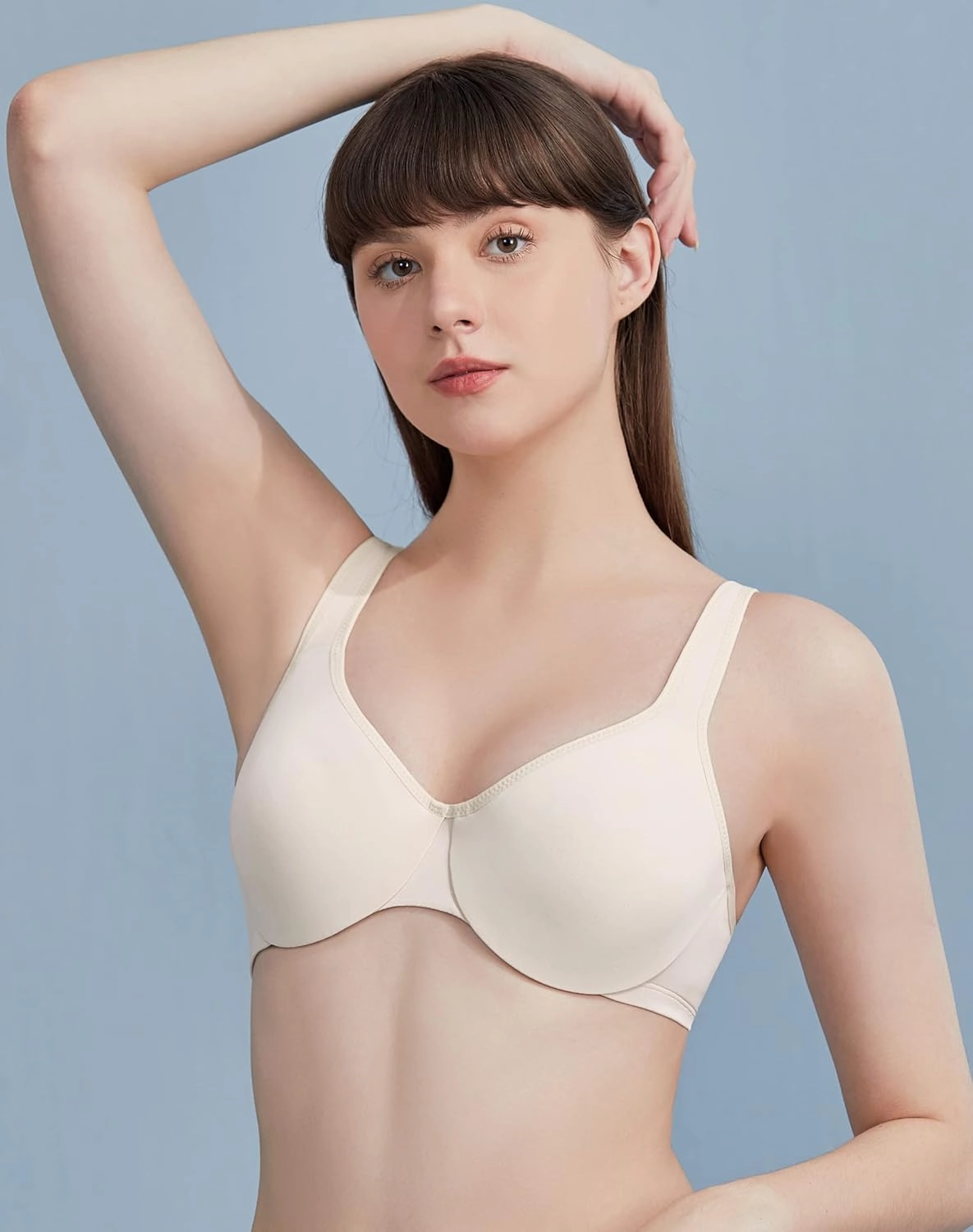 AILIVIN Underwire Women's Minimizer Full Figure Bras Smooth Full Coverage Seamless Non Padded Cups Bra