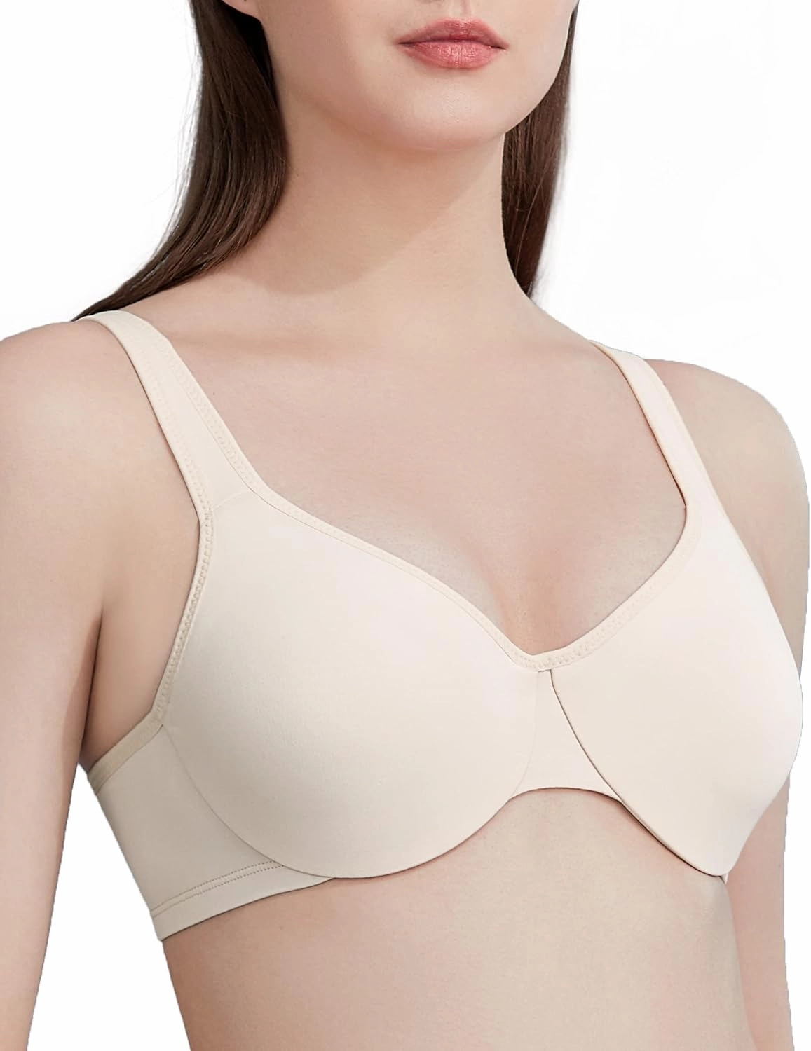AILIVIN Underwire Women's Minimizer Full Figure Bras Smooth Full Coverage Seamless Non Padded Cups Bra