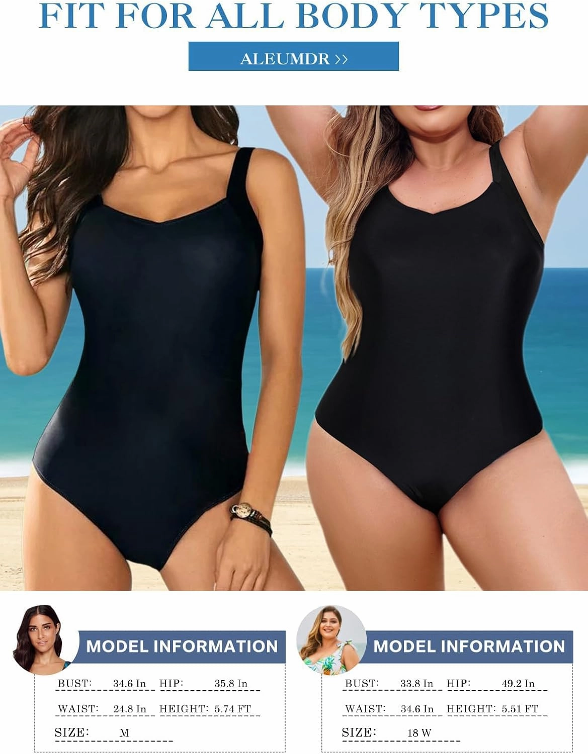 Aleumdr Womens One Piece Swimsuit Athletic Swimwear Bathing Suits Color Block Print Sport Swimsuits