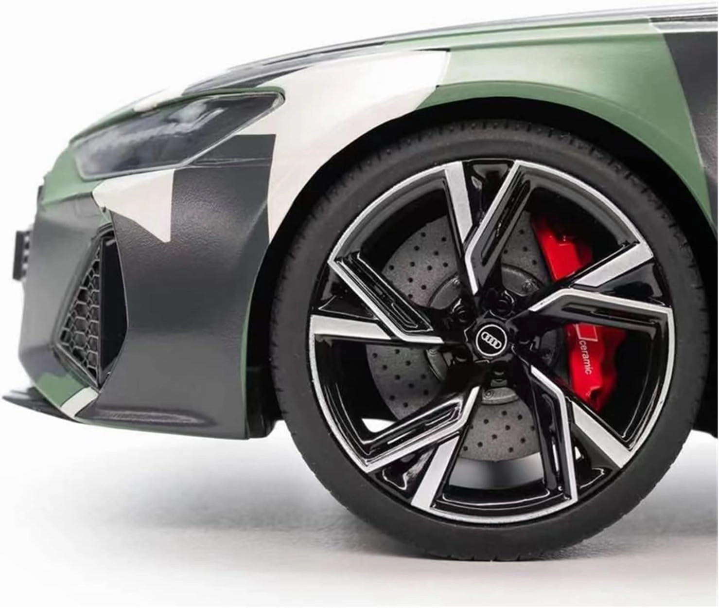 Alloy Resin Car Vehicle Model 1 18 Wagon 2020 RS6 Avant (C8) Simulation Resin Car Model Adult Collection Gifts Toys Crafts Festive Deluxe Gift (Color : 4)
